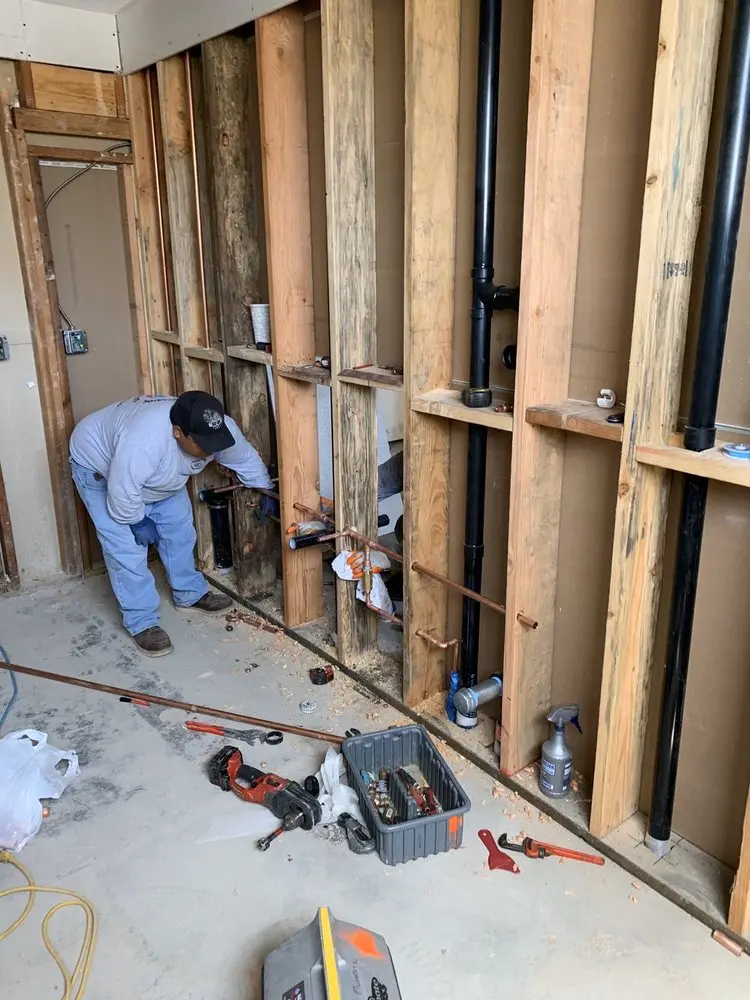 Commercial rough-in plumbing for Water Heater Replacement in Oakmont Manor